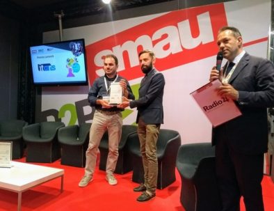 Luca ritira il premio Lamark