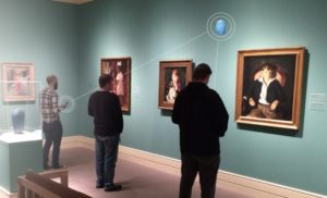 Visitors using new technologies as a mean for the accessibility of museums